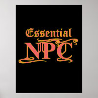 NPC essencial Não mire Rob ou RPG engraçado no Mat