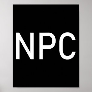 Poster Npc Reproduzindo Função De Larp De Diversão De Hal