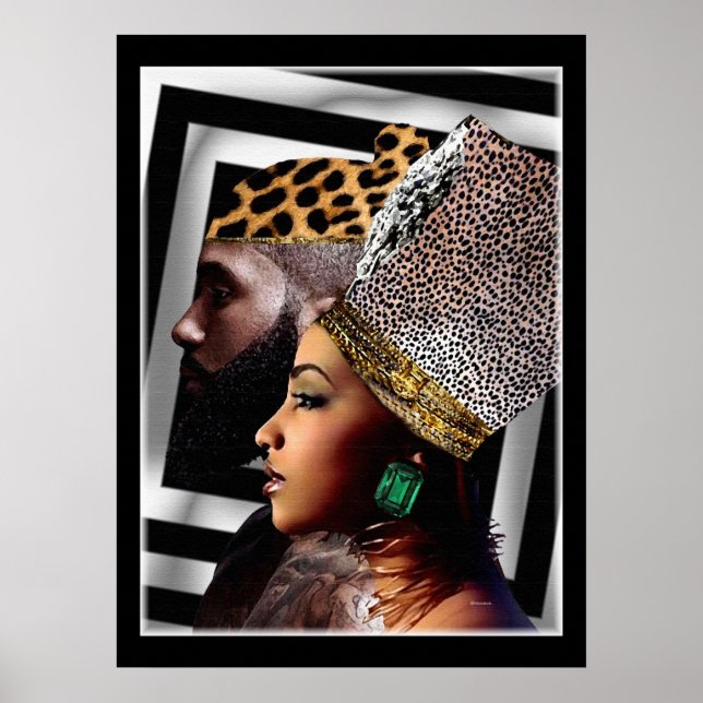 Poster Nubian King & Queen (Frente)