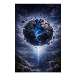 Pôster Núcleo do Mundo Despedaçado – Energia de Fantasia 