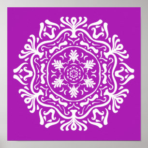 Pôster Nudibranch Mandala