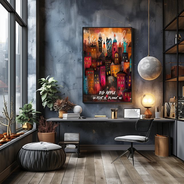 Pôster Nueva York: La Gran Manzana (Criador carregado)