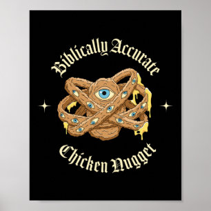 Poster Nugget de Frango Biblicamente Preciso