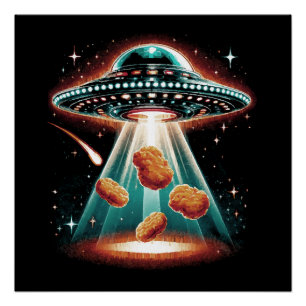 Pôster Nugget de Frango Crocante