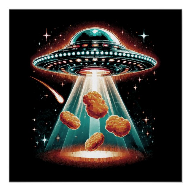 Pôster Nugget de Frango Crocante (Frente)