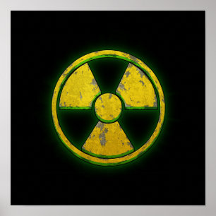 Pôster Nuke amarelo