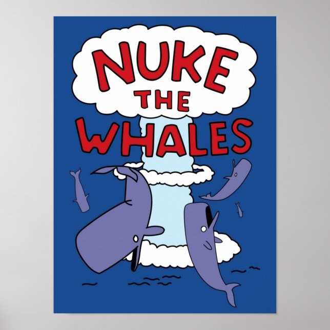 Poster Nuke the Whales (Frente)