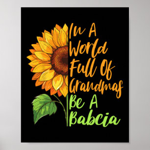Poster Num Cheio Mundial, Seja Um Gra Polonês De Bybcia