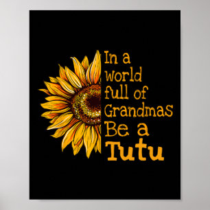 Poster Num Mundo De Avós Seja Uma Tutu Havaí Havaiana G