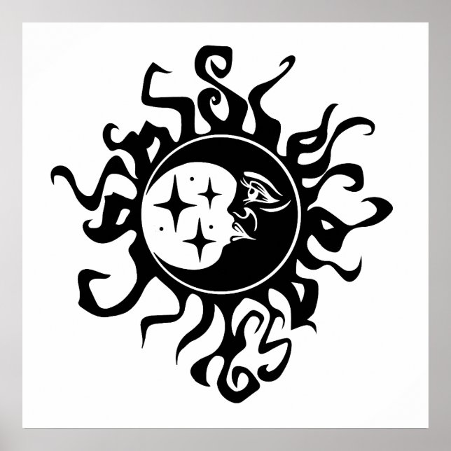 Poster Numa noite de lua escura (Frente)