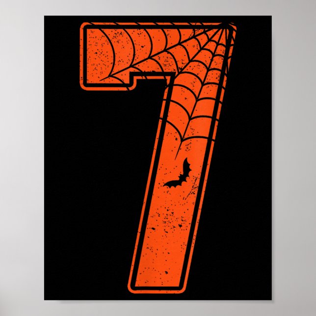 Poster Number 7 67 Meme Costume Matching Group Halloween  (Frente)