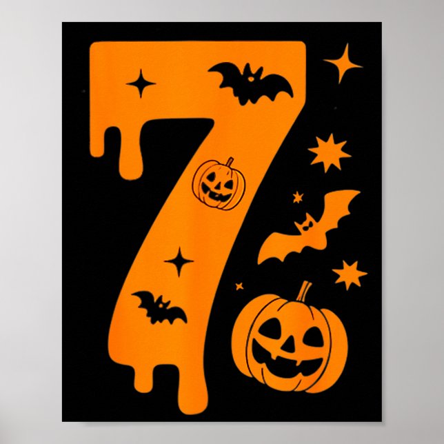 Poster Number 7 Six Seven 6 7 Meme Funny Design Couples H (Frente)