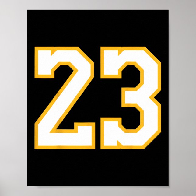 Poster Número 23 Frente E Byck Bysketbyll Jersey Roxo (Frente)