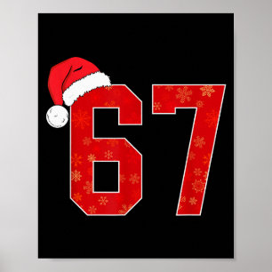Poster Número 67 Meme Papai Noel Natal Grupo de Custo Cor
