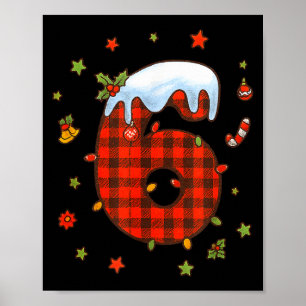 Poster Número 67 Natal Correspondente 6 7 Seis Sete 6-7 M