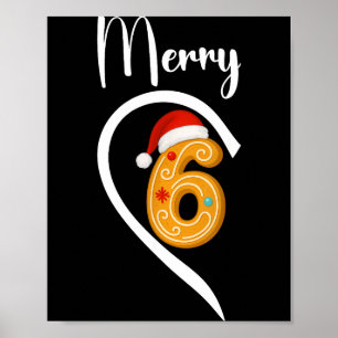 Poster Número 67 Natal Correspondente 6 7 Seis Sete 6 7 M