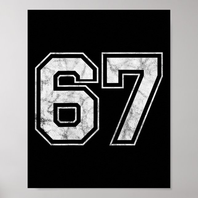 Poster Número 67 No Ck  (Frente)