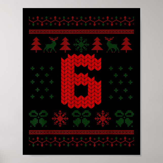 Poster Número 6 Papai Noel Natal Feio  (Frente)