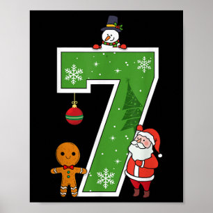 Poster Número 7 67 Meme Casais Pijamas Natal Corresponden