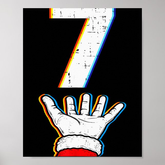 Poster Número 7 Correspondência 67 Meme Natal Camisas de  (Frente)