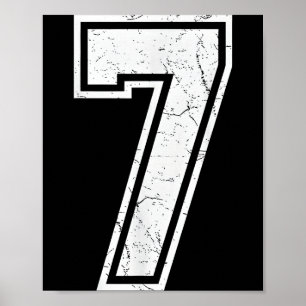 Poster Número 7 Traje Meme Correspondente 67 Homens Mulhe