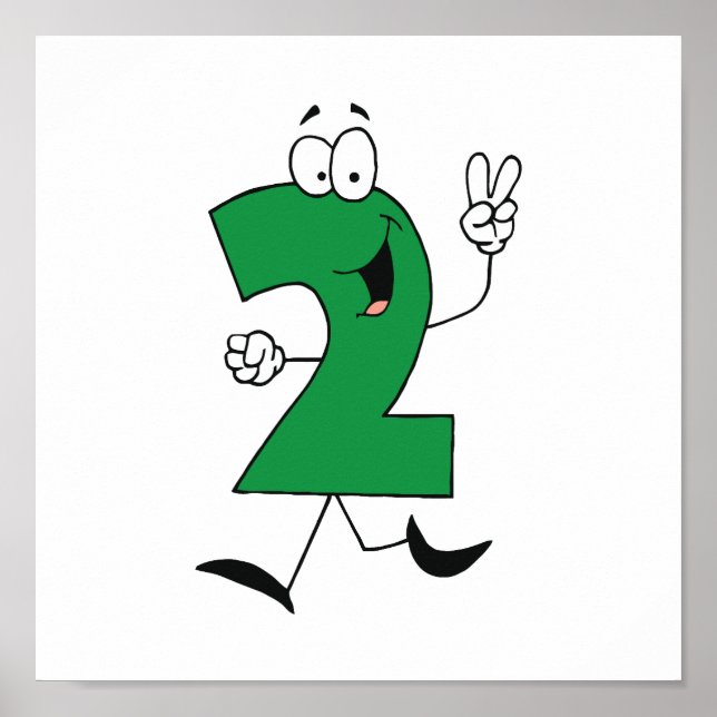 Poster Número de Camisetas e presentes de segundo anivers (Frente)