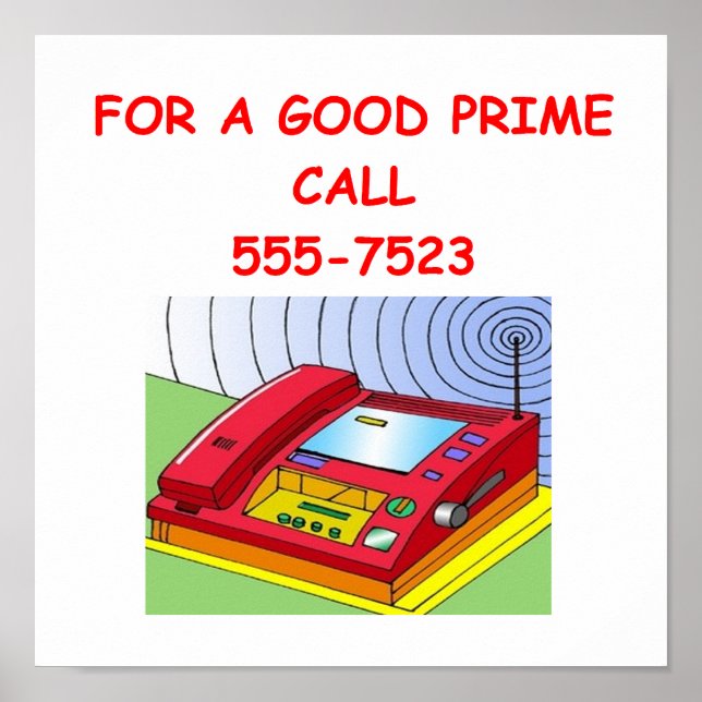 Pôster número primo (Frente)