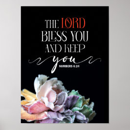 Poster Números 6:24 Senhor te abençoe
