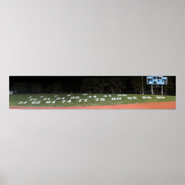 Poster Números de Mais velho MHS (Frente)