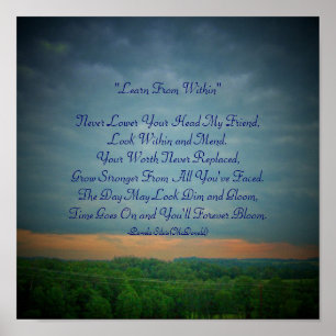 Poster Nunca abaixe sua cabeça meu amigo…