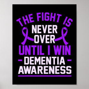 Poster Nunca Acabou Até Eu Ganhar Demência Alzheimerheime