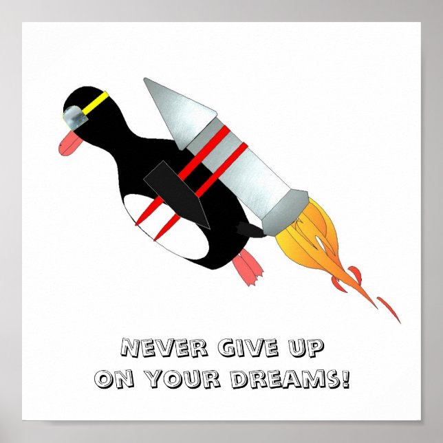 Pôster Nunca Desistir (Frente)