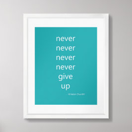 Poster Nunca Desistir