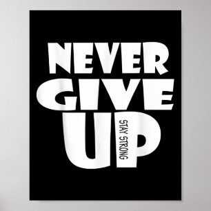 Poster Nunca Desistir, Quo Motivacional Inspiracional