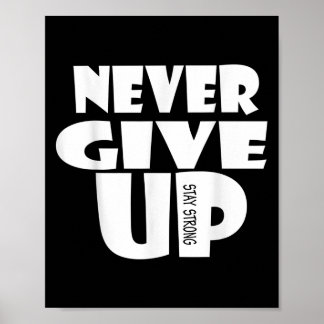 Poster Nunca Desistir, Quo Motivacional Inspiracional
