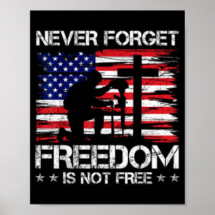 Poster Nunca Esqueça que Liberdade não é Dia da Bandeira