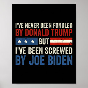 Poster Nunca Foi Conseguido Por Donald Trump Mas Joe Bide