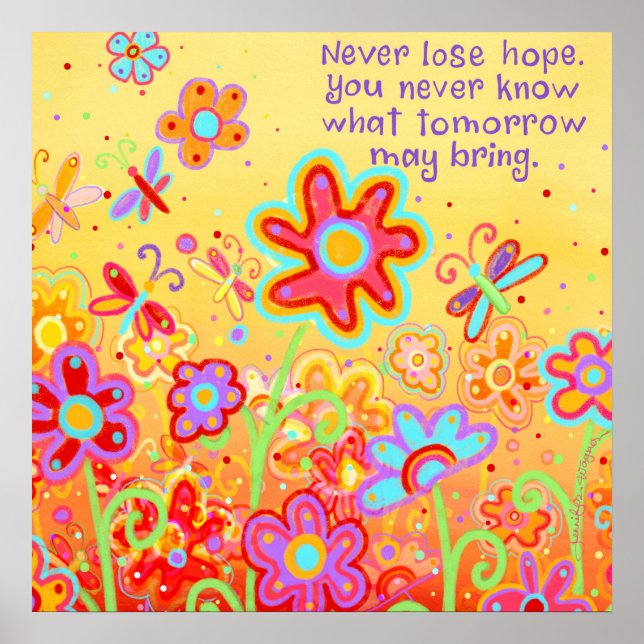 Poster Nunca Perder Esperança (Frente)