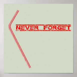 Poster Nunca se esqueça do Estreito de Plástico