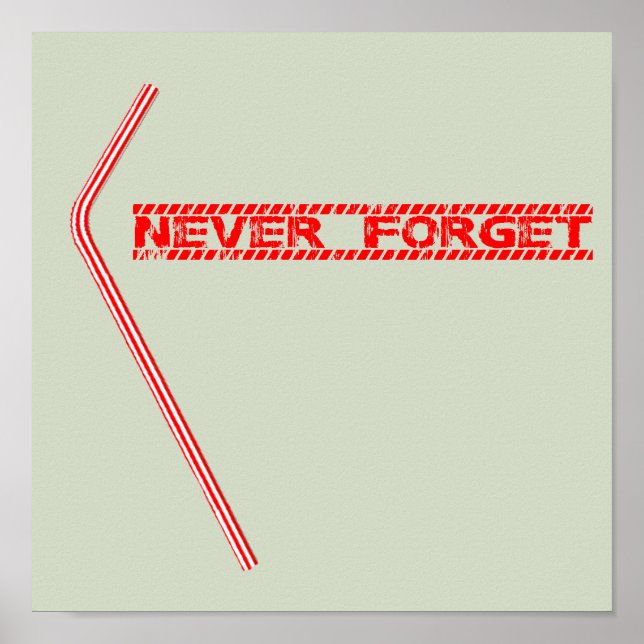 Poster Nunca se esqueça do Estreito de Plástico (Frente)