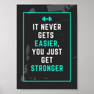 Poster Nunca se torna mais fácil a inspiração do giná