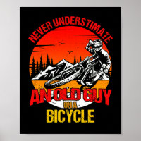 Nunca Subestimar Uma Cara Antiga Em Uma Bicicleta