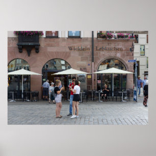 Poster Nuremberg Old Town Sorvete Momento