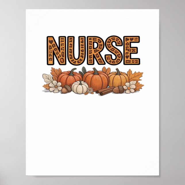 Poster NURSE Classic T-Shirt (Frente)