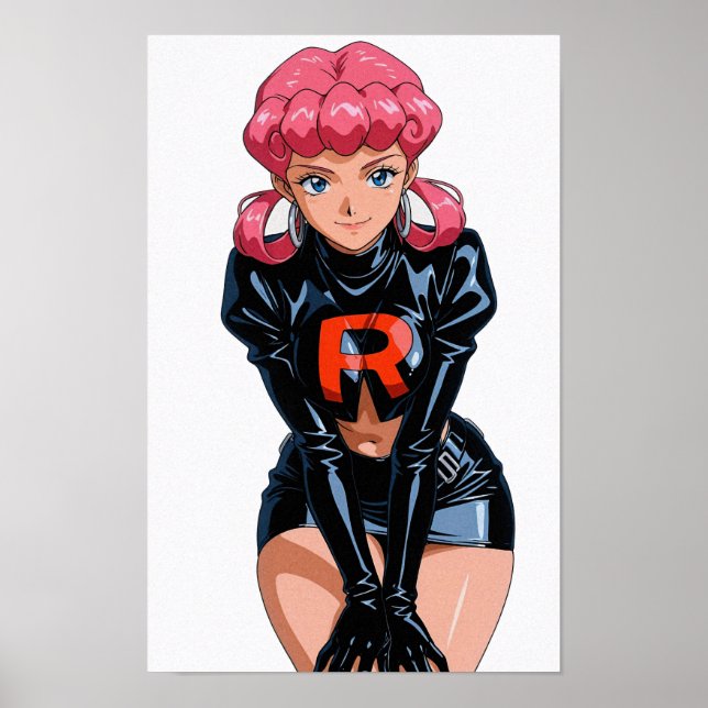 Poster Nurse joy team rocket (Frente)
