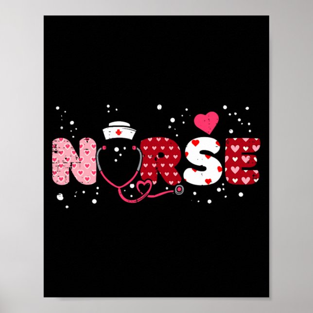 Poster Nurse Valentines Day Valentine Er Icu Nicu Rn Nurs (Frente)