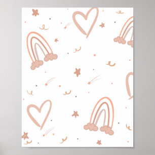 Poster Nursery Picture Baby Girl