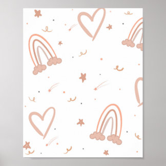 Poster Nursery Picture Baby Girl