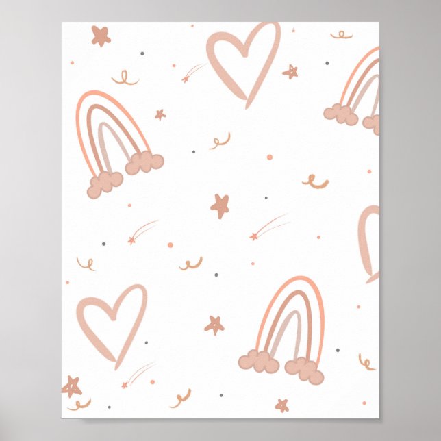 Poster Nursery Picture Baby Girl (Frente)
