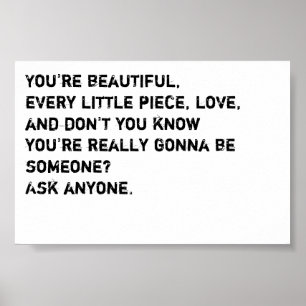 Poster Nursey Decor, Playroom Decor, citações inspiradora